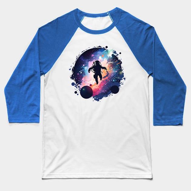 spaceman Baseball T-Shirt by piratesnow